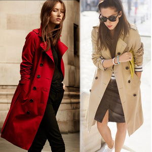 Story Teller Double Breasted Trench Coat - WinterChics