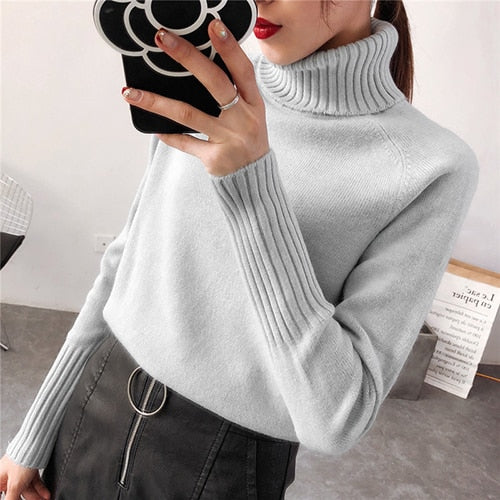 See Me Close Knitted Sweater - WinterChics