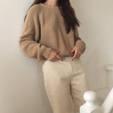 Relaxed Pose Knitted Sweater - WinterChics