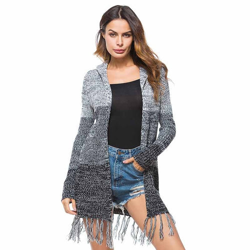 A Little Extra Tassel Cardigan - WinterChics