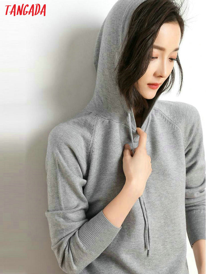 No More Drama Hooded Sweater - WinterChics