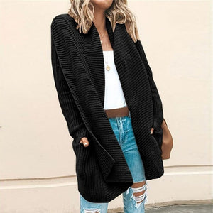 Smooth Operator Lapel Long Cardigan - WinterChics