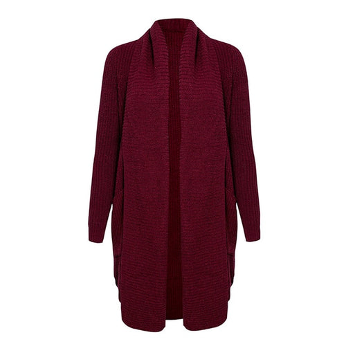 Smooth Operator Lapel Long Cardigan - WinterChics