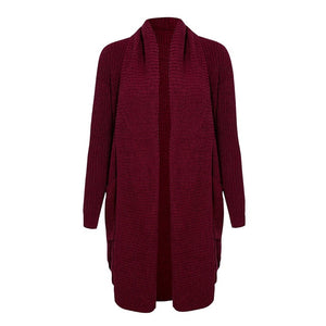 Smooth Operator Lapel Long Cardigan - WinterChics