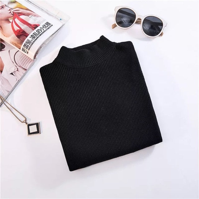 Sweat It Up Turtleneck Sweater - WinterChics