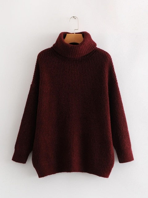 Countless Feelings Turtleneck Sweater - WinterChics