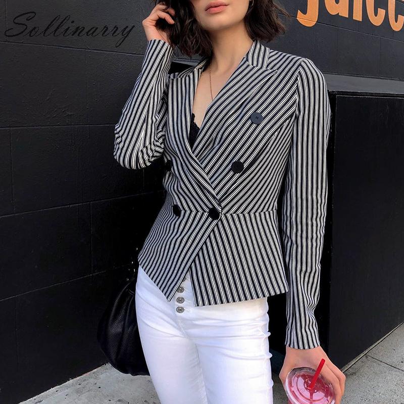 London Stripes Slim Blazer - WinterChics