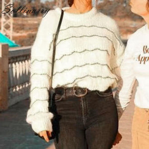 Slow Flow Long Sleeve Sweater - WinterChics