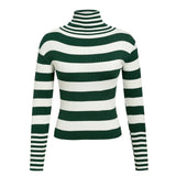 Check My Stripes Turtleneck Sweater - WinterChics