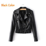 Smooth Biker Leather Jacket - WinterChics