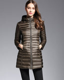 Cold Away Hooded Long Coat - WinterChics