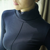 No Time To Choke Turtleneck Sweater - WinterChics