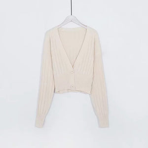 All The Way V Neck Cardigan - WinterChics