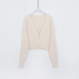 All The Way V Neck Cardigan - WinterChics