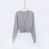 All The Way V Neck Cardigan - WinterChics