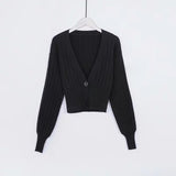 All The Way V Neck Cardigan - WinterChics