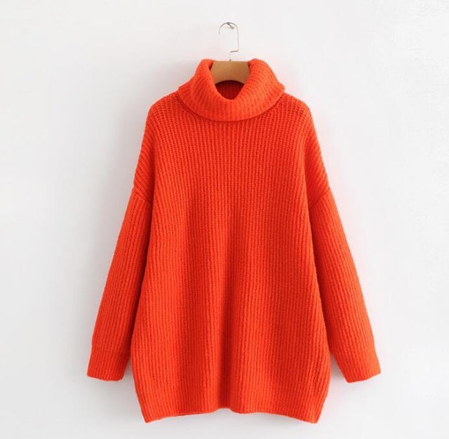 Countless Feelings Turtleneck Sweater - WinterChics